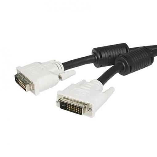 StarTech.com, A: Vnější Duální propojení DVI-D, B: Vnější DVI-D 3 m Kabel DVI, Černá, Polyvinylchlorid
