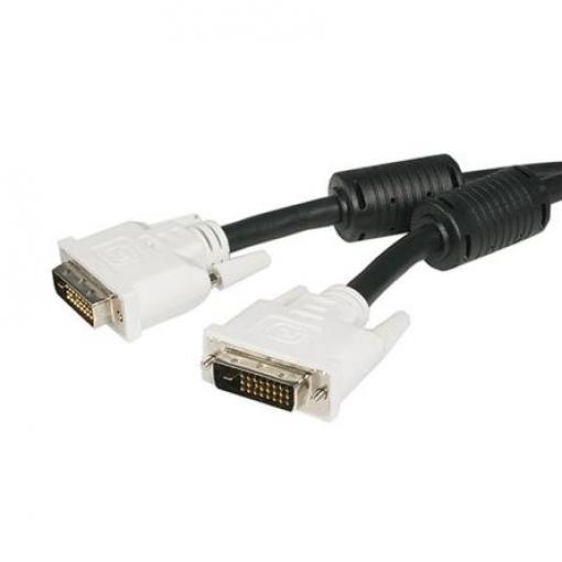 StarTech.com, A: Vnější Duální propojení DVI-D, B: Vnější DVI-D 5 m Kabel DVI, Černá, Polyvinylchlorid