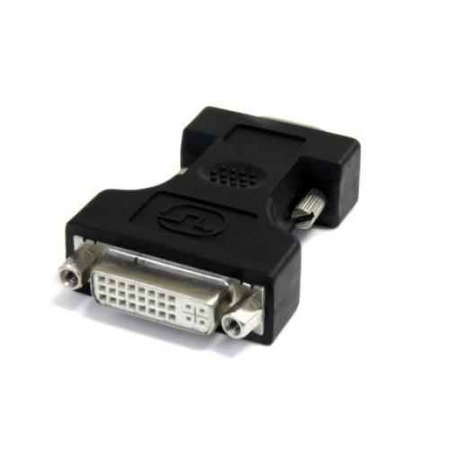 StarTech.com, A: Vnější D-sub 15kolíkový, B: Vnitřní DVI-D Kabel adaptéru Kabel DVI, Černá, Polyvinylchlorid
