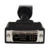 StarTech.com, A: Vnější Jednoduché propojení DVI-D, B: Vnější DVI-D 1 m Kabel DVI, Černá, Polyvinylchlorid