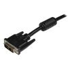 StarTech.com, A: Vnější Jednoduché propojení DVI-D, B: Vnější DVI-D 3 m Kabel DVI, Černá, Polyvinylchlorid