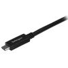 StarTech.com Kabel USB do zásuvky IC Vnější, A: USB typu C, 2 m Vnější, Černá, B: USB typu C