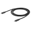 StarTech.com Kabel USB do zásuvky IC Vnější, A: USB typu C, 2 m Vnější, Černá, B: USB typu C