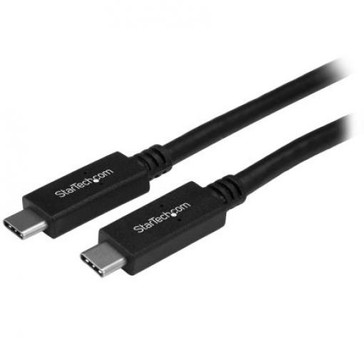 StarTech.com Kabel USB do zásuvky IC Vnější, A: USB typu C, 2 m Vnější, Černá, B: USB typu C