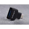 StarTech.com Kabel USB do zásuvky IC Vnější, A: USB typu C Vnější, Černá, B: USB typu A