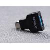 StarTech.com Kabel USB do zásuvky IC Vnější, A: USB typu C Vnější, Černá, B: USB typu A