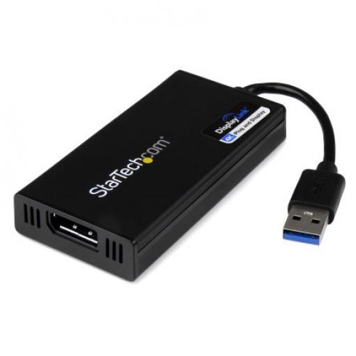 StarTech.com Adaptér, počet zobrazení: 1, 4 k, video připojení: Display Port, standard: USB 3.0