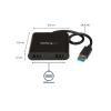 StarTech.com Adaptér, počet zobrazení: 2, 4 k, video připojení: HDMI, standard: USB 3.0