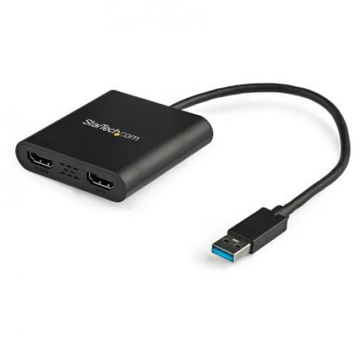 StarTech.com Adaptér, počet zobrazení: 2, 4 k, video připojení: HDMI, standard: USB 3.0