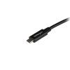StarTech.com Kabel USB do zásuvky IC Vnější, A: USB typu C, 1 m Vnější, Černá, B: USB B