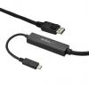 StarTech.com Kabel adaptéru, Thunderbolt 3, počet zobrazení: 1, 4 k, video připojení: Display Port, standard: USB 3.1
