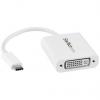 StarTech.com Adaptér, Thunderbolt 3, počet zobrazení: 1, 1920 x 1200 pixel, video připojení: DVI, standard: USB 3.1