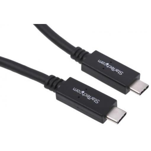StarTech.com Kabel USB do zásuvky IC Vnější, A: USB typu C, 500 mm Vnější, Černá, B: USB typu C