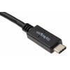 StarTech.com Kabel USB do zásuvky IC Vnější, A: USB typu C, 500 mm Vnější, Černá, B: Micro USB typ B