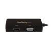 StarTech.com Adaptér, Thunderbolt 3, počet zobrazení: 1, 4 k, video připojení: VGA, HDMI, DVI, standard: USB 3.1