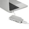 StarTech.com Adaptér, Thunderbolt 3, počet zobrazení: 4, 4 k, video připojení: Mini DisplayPort, DVI, HDMI, VGA,