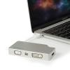 StarTech.com Adaptér, Thunderbolt 3, počet zobrazení: 4, 4 k, video připojení: Mini DisplayPort, DVI, HDMI, VGA,