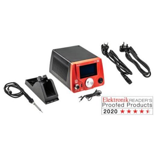 Pájecí stanice 1výstupová LCD 220/240 V, Velká Británie, EU RS PRO 500 °C Pájení 75 W