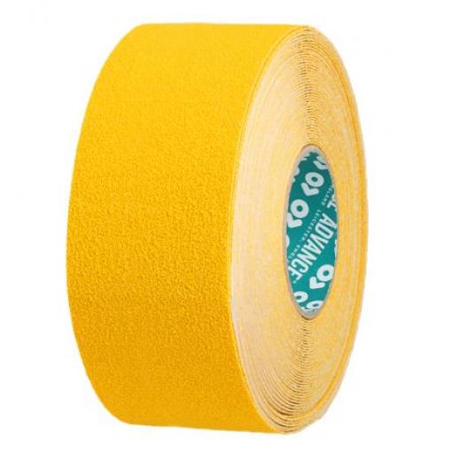 Výstražná páska Akrylát na bázi rozpouštědla, Žlutá, Černá Polyvinylchlorid 1 mm 100 mm, délka: 18 m Advance Tapes