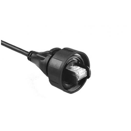 Ethernetový kabel, Černá, Polyuretan, PVC, 30 V AC, 42 V DC 3m
