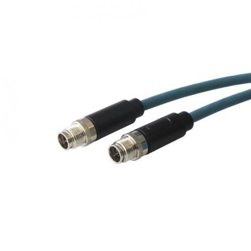 Kabel ovladače snímače, A: Vnější, A: M12, Rovný 8, B: M12, Přímý, B: Vnitřní, 800V ac/dc 8, IP67, řada: PXP Bulgin