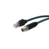 Bulgin Cat6a Ethernetové kabely, řada: PXP, Modrá, Polyuretan, 48V ac/dc 2 m, typ pláště: Nestíněný Nestíněný