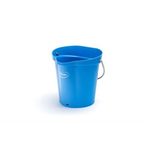 Vikan Kbelík 6L Plastové, Modrá Ano