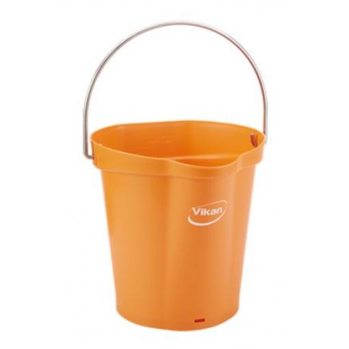 Vikan Kbelík 6L Plastové, Oranžová Ano