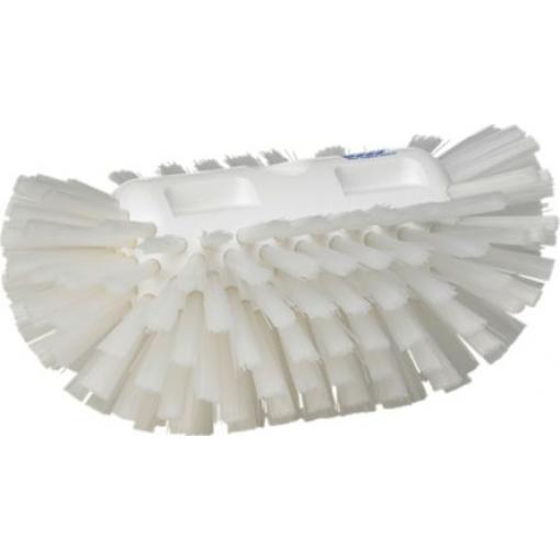 Hrubý čisticí kartáč, Bílá 40 mm Bílá Polyester Štětka na nádrže Tvrdý, Průmyslové čištění Neškodné pro potraviny Vikan
