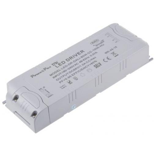 Budič LED 20  54V 1050  1750mA 80W ztlumování: DALI IP20 konstantní proud RS PRO
