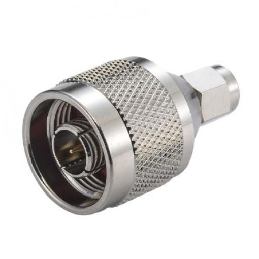 Adaptér RF, orientace těla: přímý, 50Ω Female SMA na zástrčku, 11GHz, obklad těla: Nikl