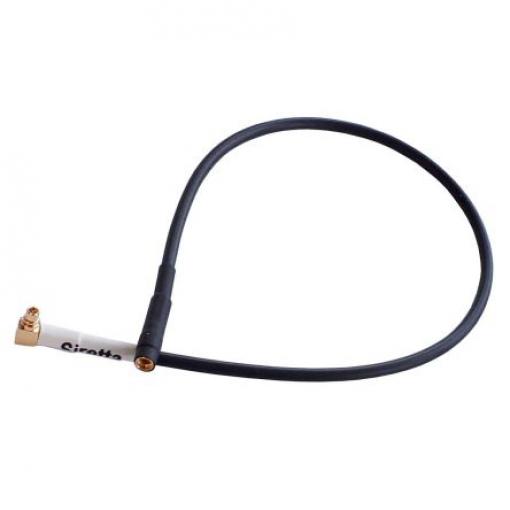 Koaxiální kabel, řada: MMCX RG174, Černá Síťovaný polyethylen, vnější průměr: 2.7 mm OD 250 mm 50 Ω Siretta S koncovkou