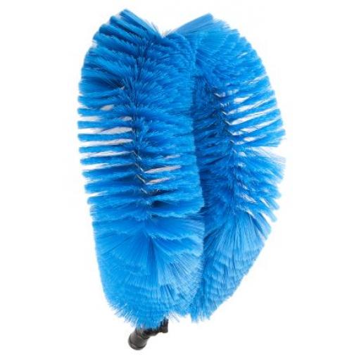 Hrubý čisticí kartáč, Modrá 55 mm Polyester Vikan