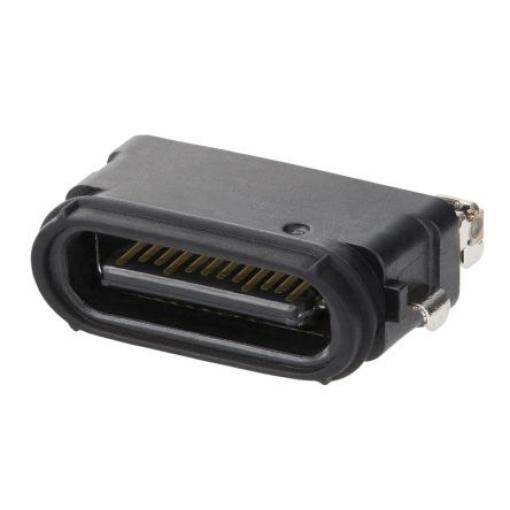 Molex Konektor USB, řada: 2024 Vnitřní, počet portů: 1portový, orientace těla: Pravý úhel USB typu C, 30 V, Povrch USB