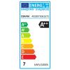 Žárovka LED GLS, 7 W, ztlumitelná: Ne, objímka žárovky: B22, GLS, 220 → 240 V ekvivalent 60W, barevný tón: Teplá