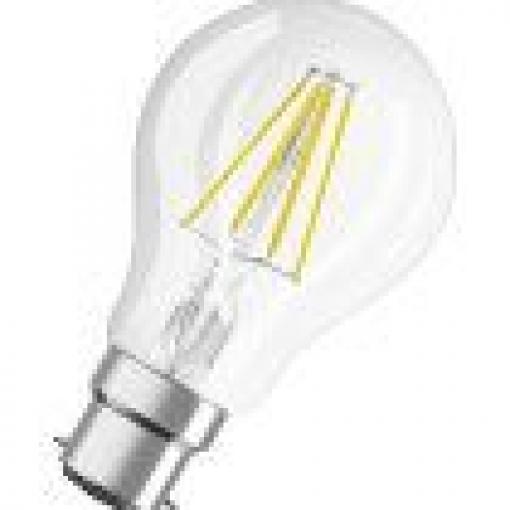 Žárovka LED GLS, 7 W, ztlumitelná: Ne, objímka žárovky: B22, GLS, 220 → 240 V ekvivalent 60W, barevný tón: Teplá