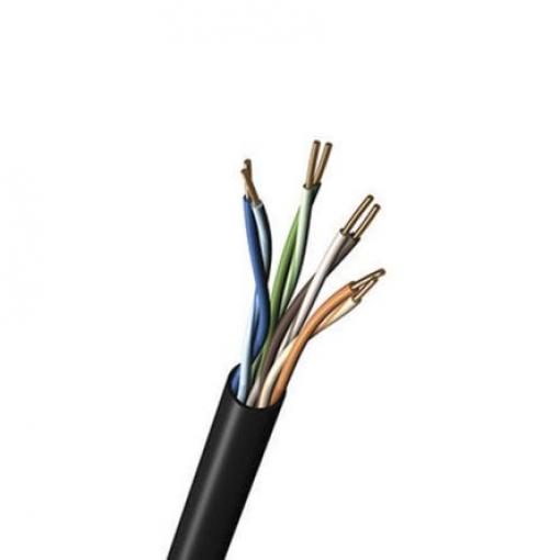 Belden Cat5e Ethernetové kabely, řada: 7918A, Černá, Polyvinylchlorid 305 m, typ pláště: Nestíněný Nestíněný