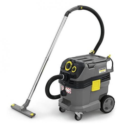 Vysavač 220/240 V ac, Šedá, Žlutá, Černá H, délka kabelu: 7.5 m (NT 30/1) Karcher, Typ G – britská 3-kolíková Podlahový