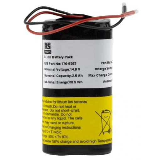 Nabíjecí bateriový modul 14.4 V Li-Ion 4článkový 2.6 Ah RS PRO