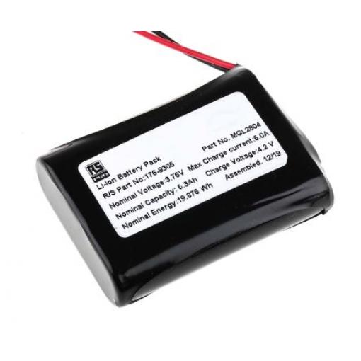Nabíjecí bateriový modul 3.6 V Li-Ion 1článkový 5.3 Ah RS PRO