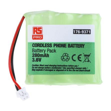 Nabíjecí bateriový modul 3.6 V Nikl-metal-hydrid 3článkový 280 mAh RS PRO