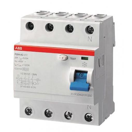 Jistič zbytkového proudu 4pólový Typ F 63 A 30 mA ABB A-APR F200 F200 CE, IEC EN 61008, RoHS