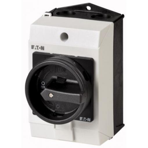 Eaton Oddělovací (hlavní) vypínač, rozsah: T0-1 2pólový Povrchová montáž IP65 20 A 5.5 kW