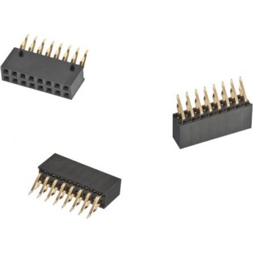 Patice PCB, řada: WR-PHD, orientace těla: Pravý úhel, rozteč: 2.54 mm Deska-deska, počet kontaktů: 16, počet řad: 2,