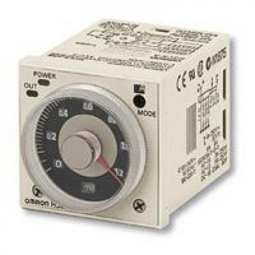 Omron Časovací relé, řada: H3CR Lišta DIN DPDT 2kontaktové 24 to 48 V ac Multifunkční funkce Krimpovací 0.05 s to 300 h