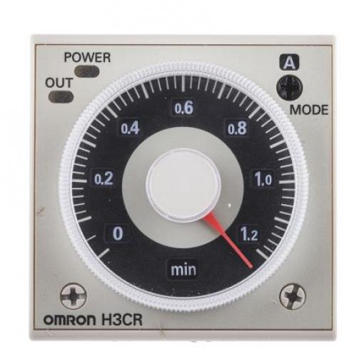 Omron Časovací relé, řada: H3CR Lišta DIN DPDT 2kontaktové 100 to 125 V dc 100 to 125 V dc Multifunkční funkce