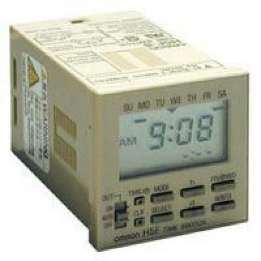 Omron Časovací relé, řada: H5F-B Panel SPST 1kontaktové 12 V dc 100/240 V ac 2 funkce Šroub 24 h to 7 Days