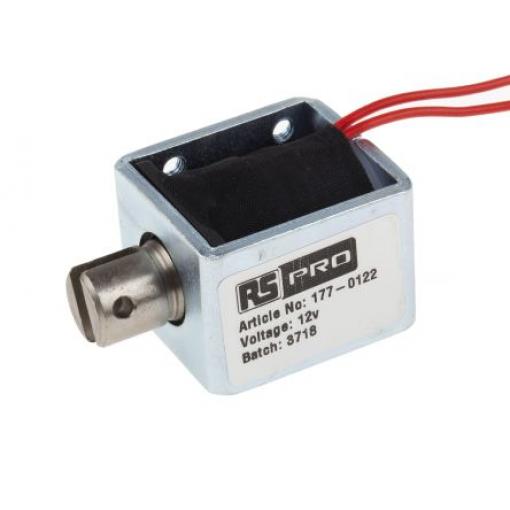 RS PRO Lineární solenoid, řada: DC - D Frame 35.5 mm 25.4mm 31.8 mm