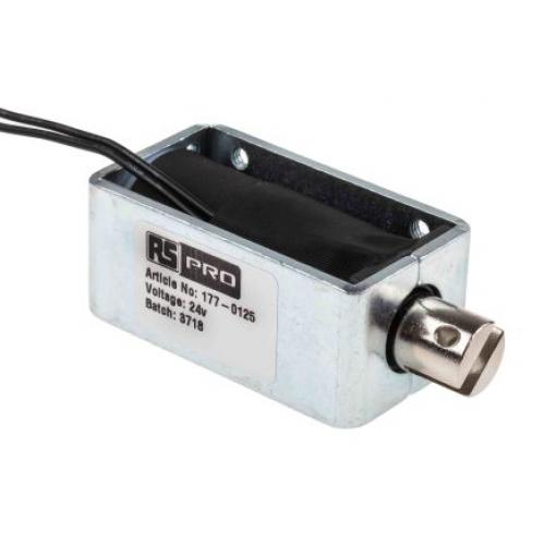 RS PRO Lineární solenoid, řada: DC - D Frame 58 mm 25.4mm 31.8 mm
