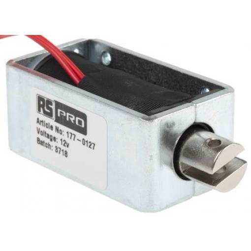 RS PRO Lineární solenoid, řada: DC - D Frame 58 mm 25.4mm 31.8 mm